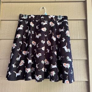 Rick & Morty skirt space cats skater full skirt Sz XL